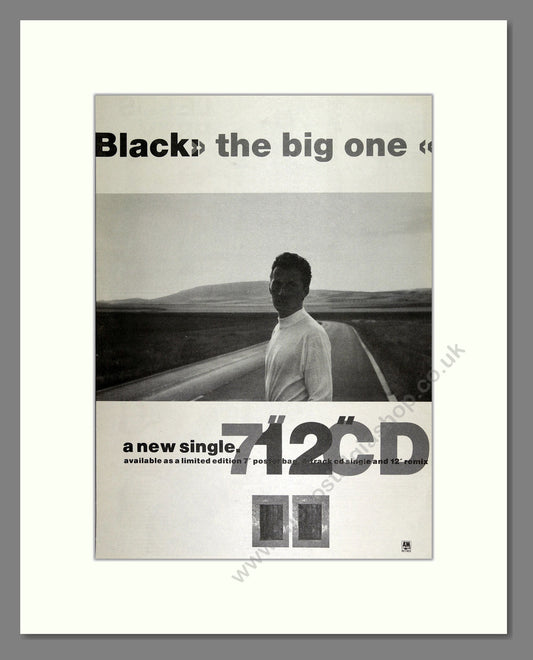 Black - The Big One. Vintage Advert 1988 (ref AD16200)