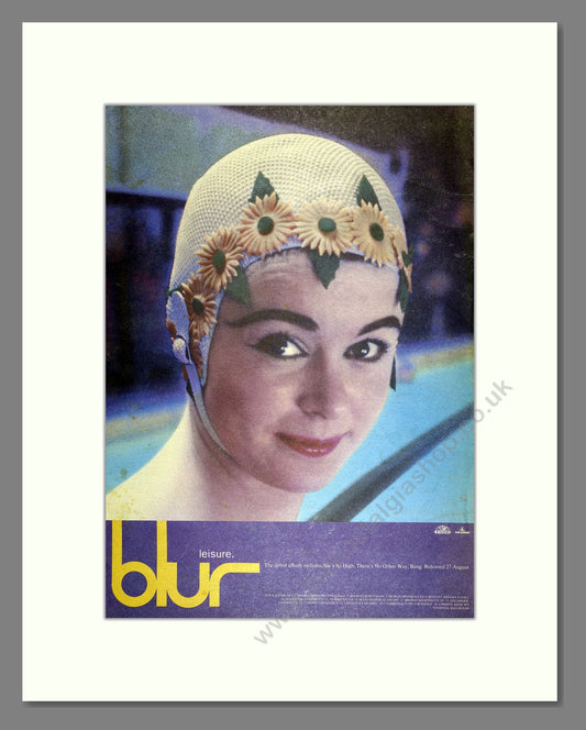 Blur - Leisure. Vintage Advert 1991 (ref AD16210)