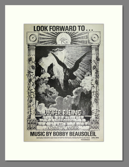 Bobby Beausoleil - Lucifer Rising. Vintage Advert 1975 (ref AD16219)