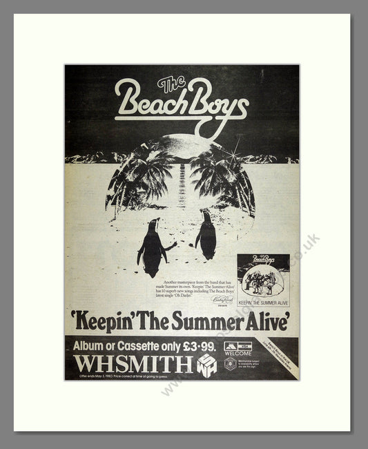 Beach Boys (The) - Keepin' the Summer Alive. Vintage Advert 1980 (ref AD16225)