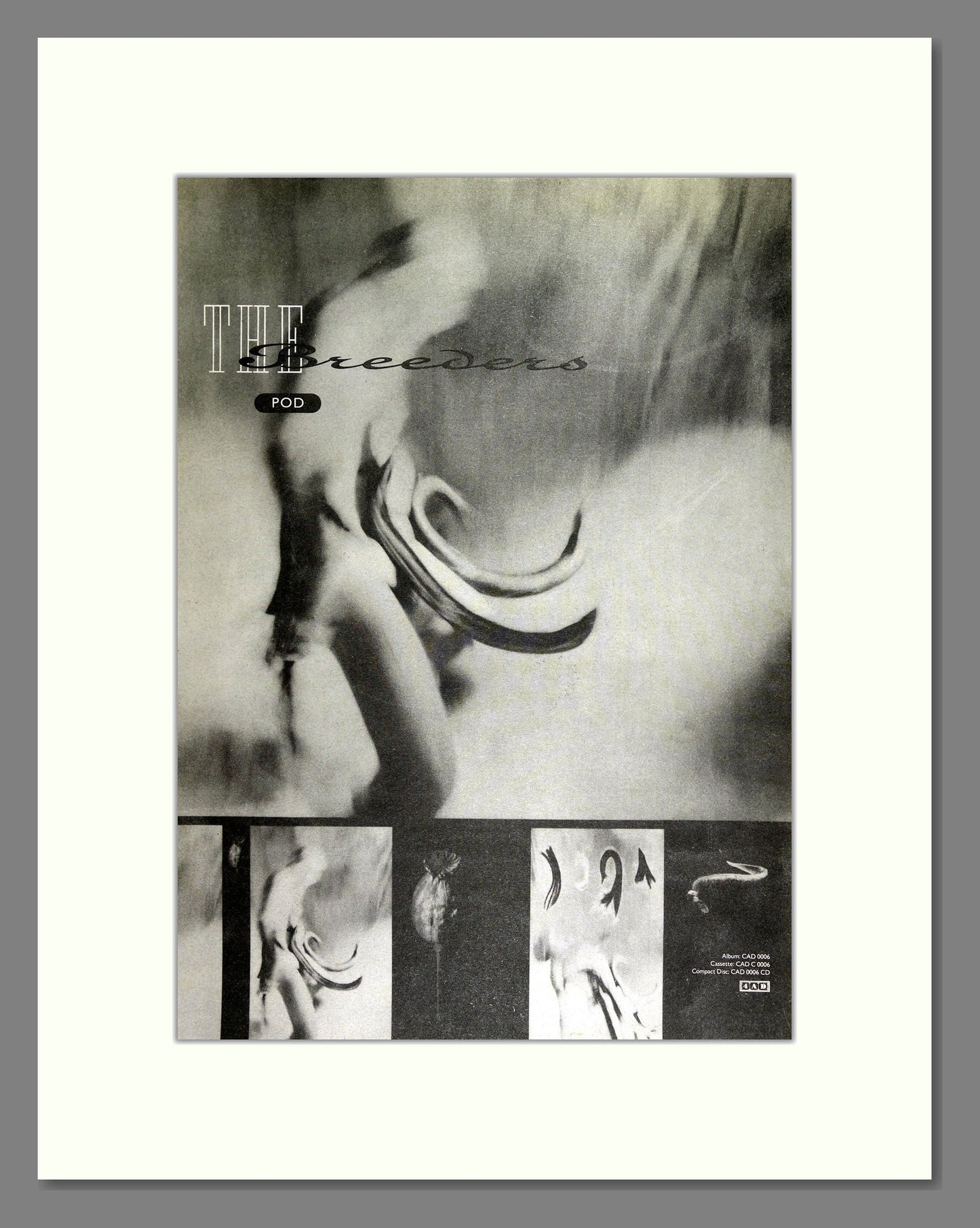 Breeders (The) - Pod. Vintage Advert 1990 (ref AD16256)