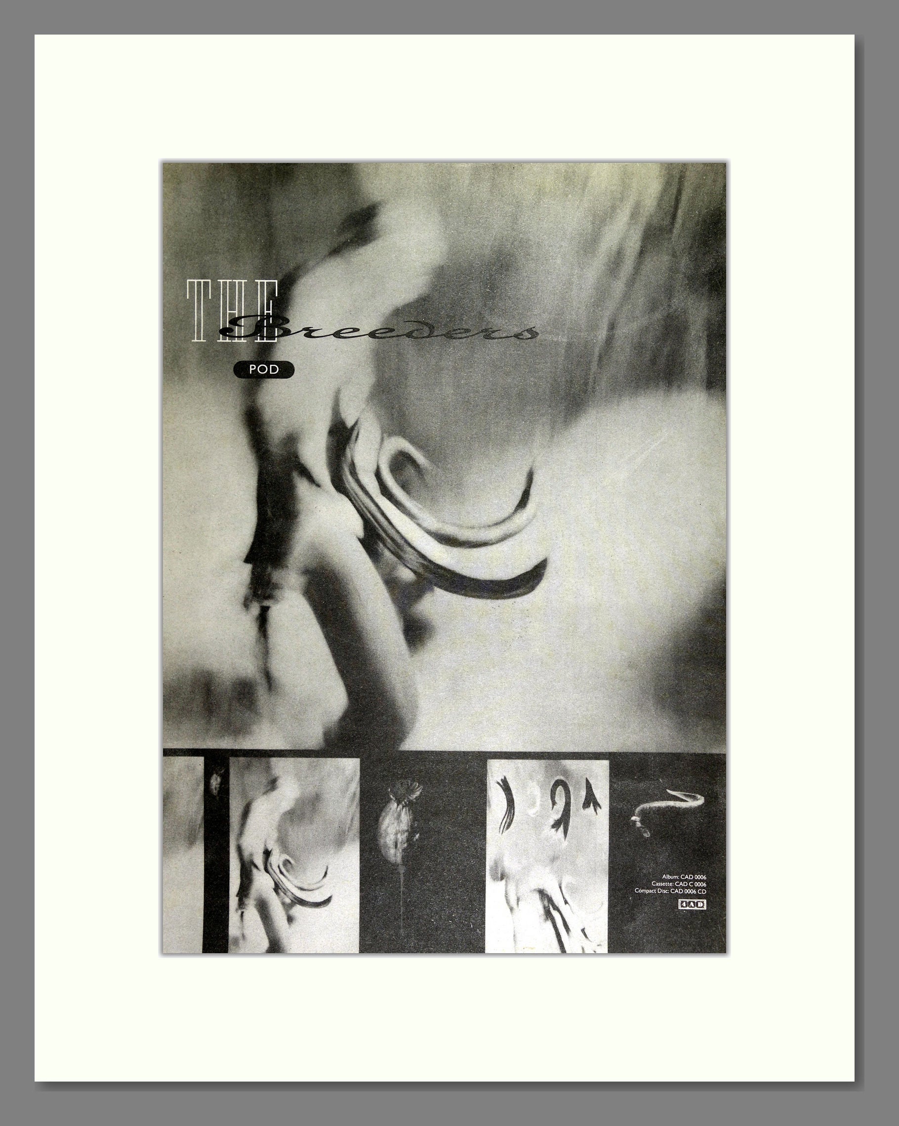 Breeders (The) - Pod. Vintage Advert 1990 (ref AD16256)