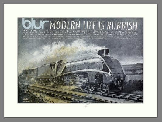 Blur - Modern Life is Rubbish. Vintage Advert 1993 (ref AD16260)