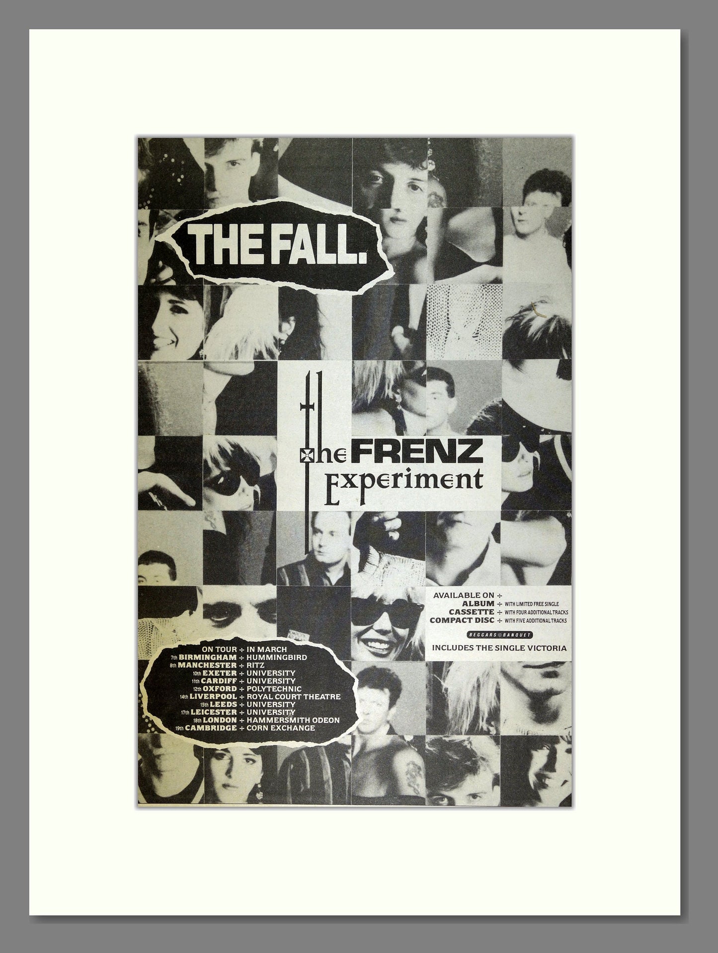 Fall (The) - The Frenz Experiment. Vintage Advert 1988 (ref AD16353)