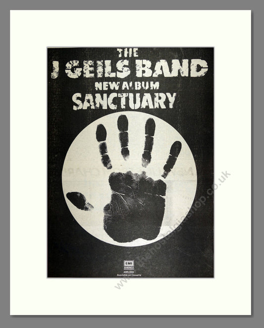 J.Geils Band (The) - Sanctuary. Vintage Advert 1979 (ref AD16492)