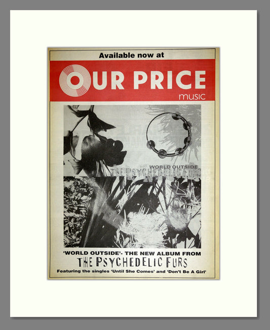 Psychedelic Furs (The) - World Outside . Vintage Advert 1991 (ref AD16580)