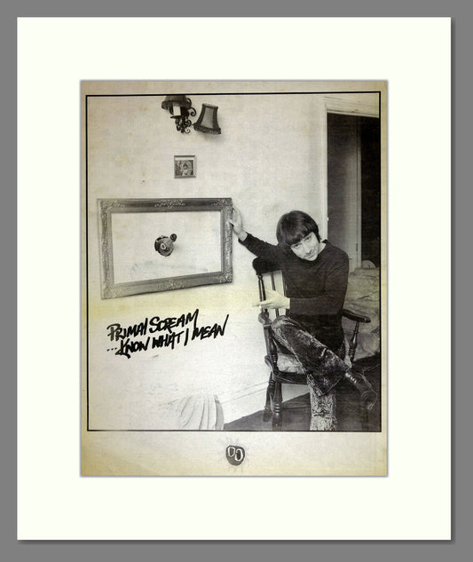 Primal Scream - Know What I Mean . Vintage Advert 1994 (ref AD16584)