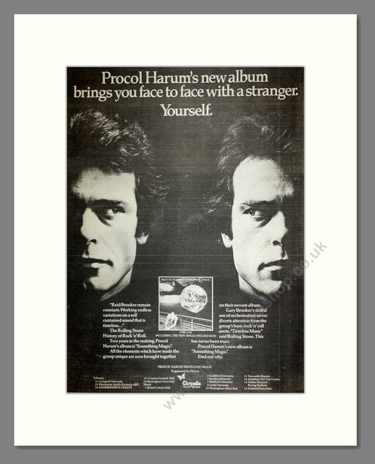 Procol Harum - Something Magic. Vintage Advert 1977 (ref AD16607)