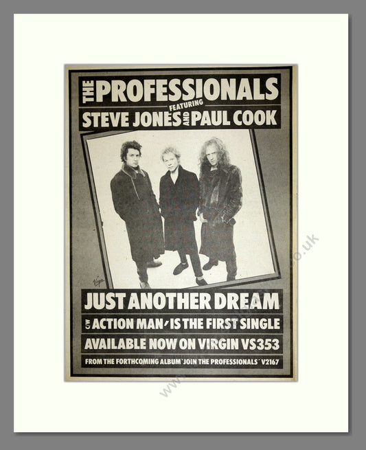 Professionals (The) - Just Another Dream. Vintage Advert 1980 (ref AD16611)