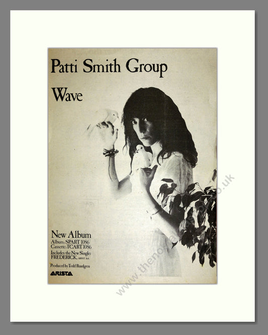 Patti Smith Group (The) - Wave. Vintage Advert 1979 (ref AD16637)