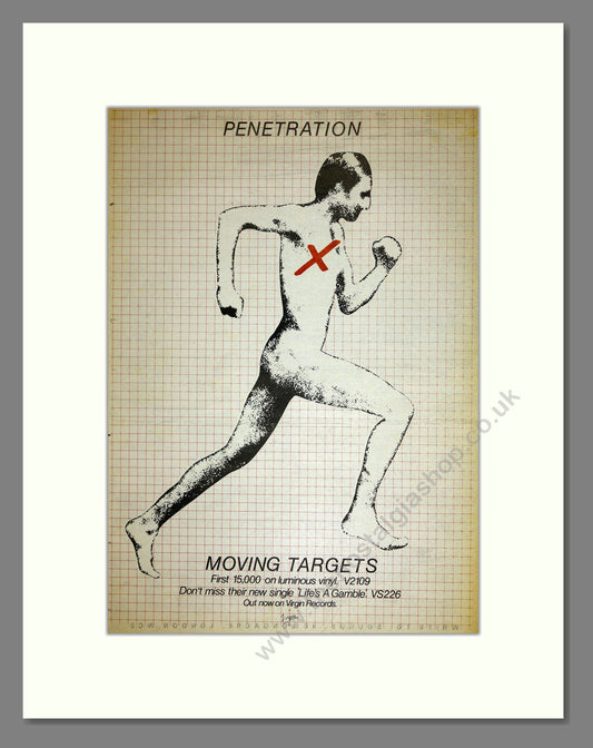 Penetration - Moving Targets. Vintage Advert 1978 (ref AD16641)