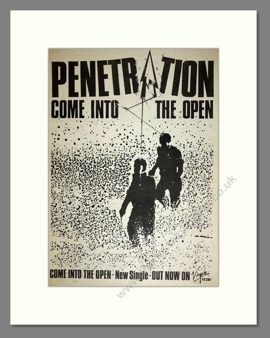 Penetration - Come Into The Open. Vintage Advert 1979 (ref AD16644)