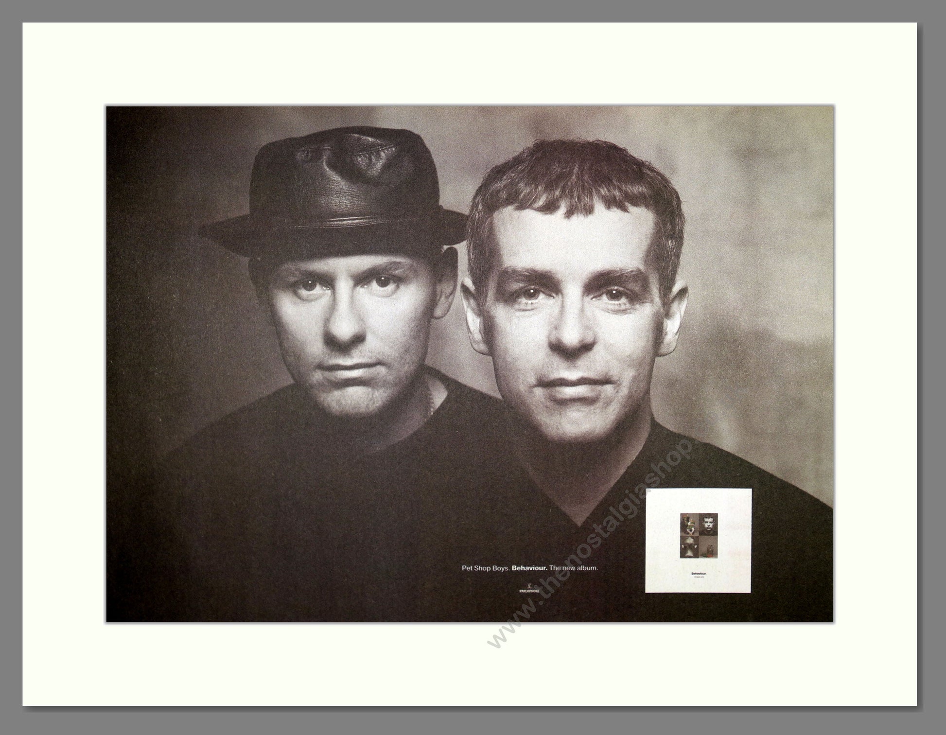 Pet Shop Boys - Behaviour. Vintage Advert 1990 (ref AD16655)