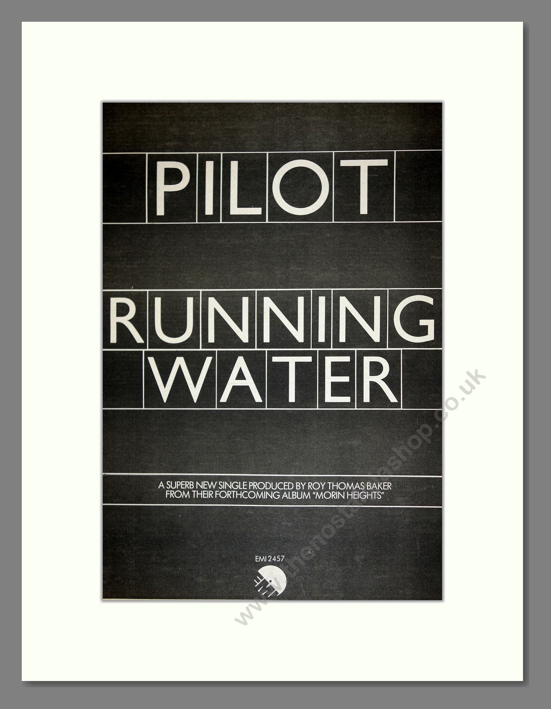 Pilot - Running Water. Vintage Advert 1976 (ref AD16685) – The ...