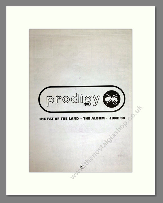 Prodigy - Fat Of The Land. Vintage Advert 1997 (ref AD16789)