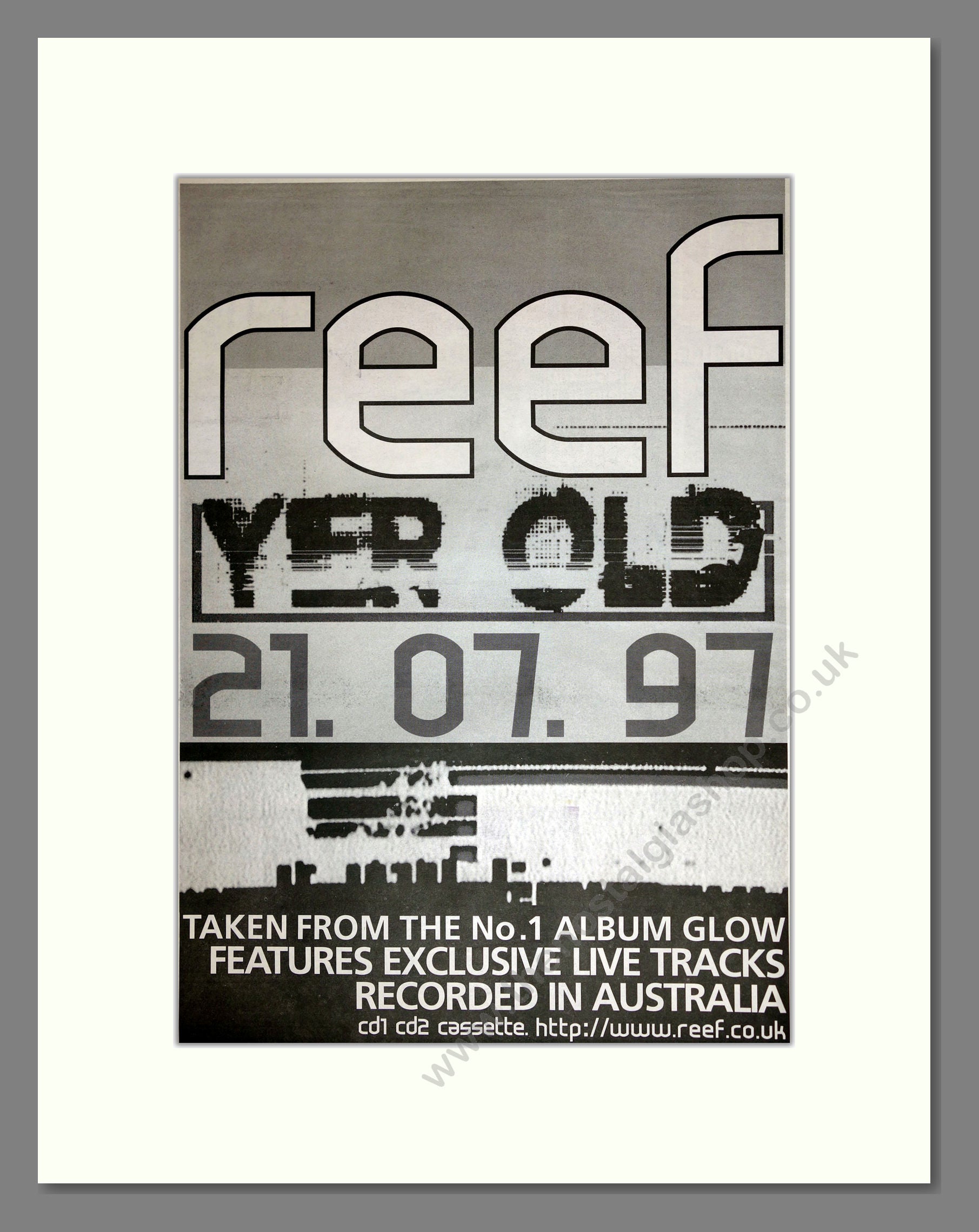 Reef - Yer Old. Vintage Advert 1997 (ref AD16878) – The Nostalgia Shop