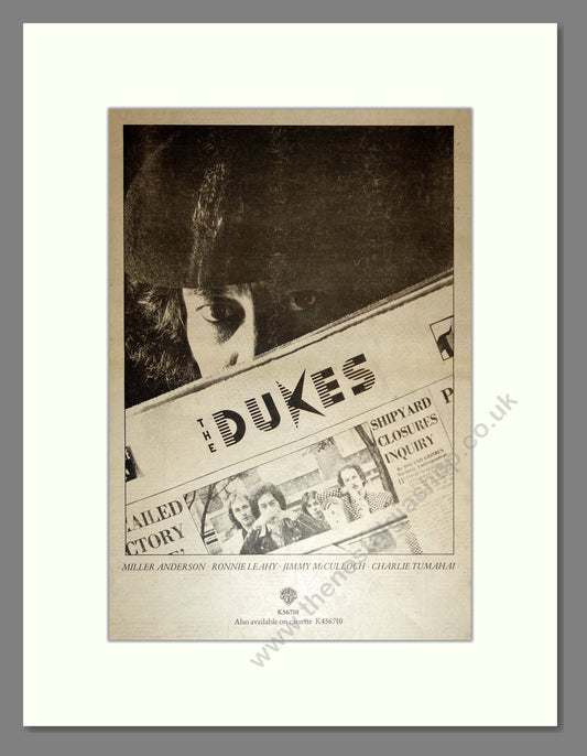 Dukes (The) - Self Titled Album. Vintage Advert 1979 (ref AD16948)