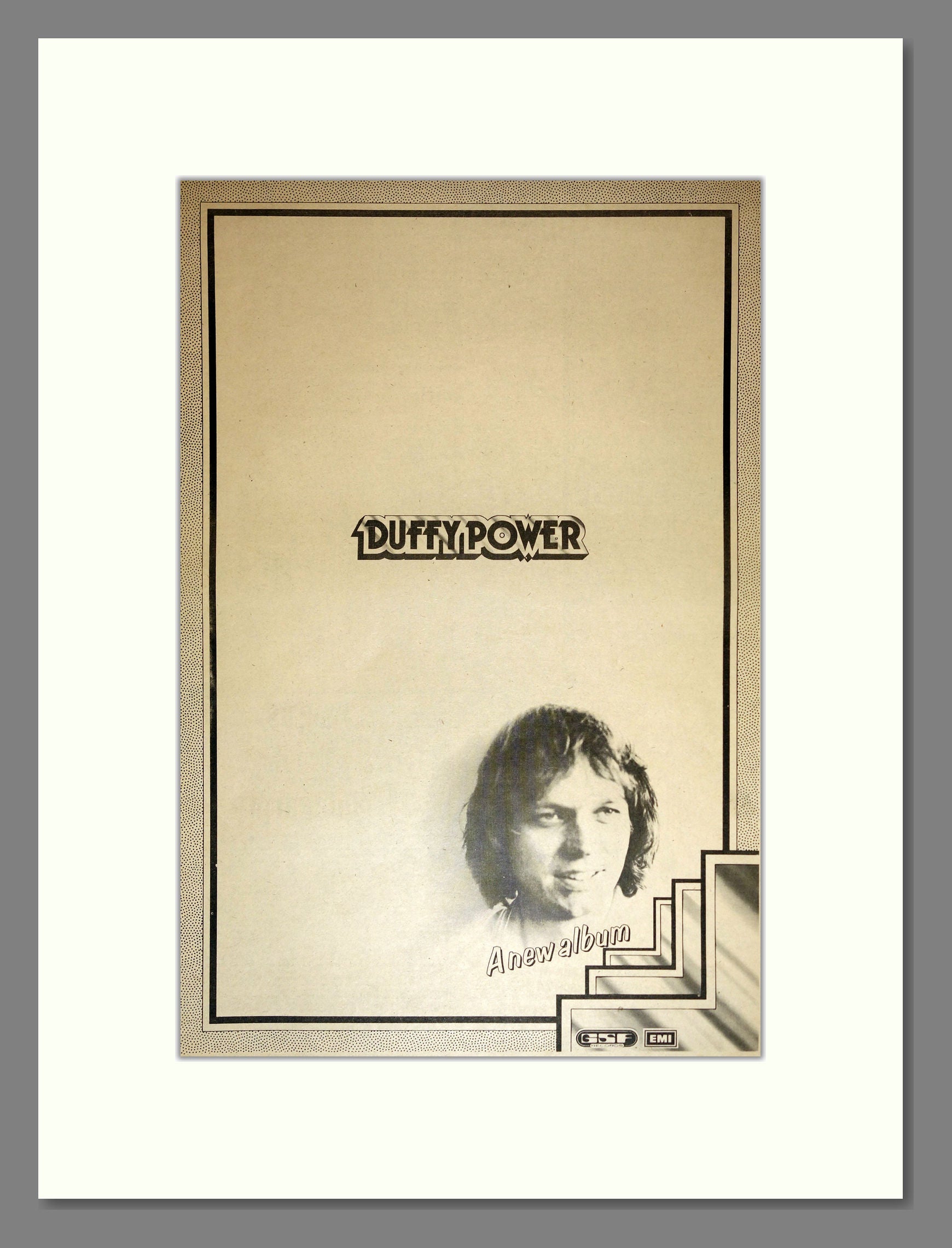 Duffy Power - Self Titled Album. Vintage Advert 1973 (ref AD16986)