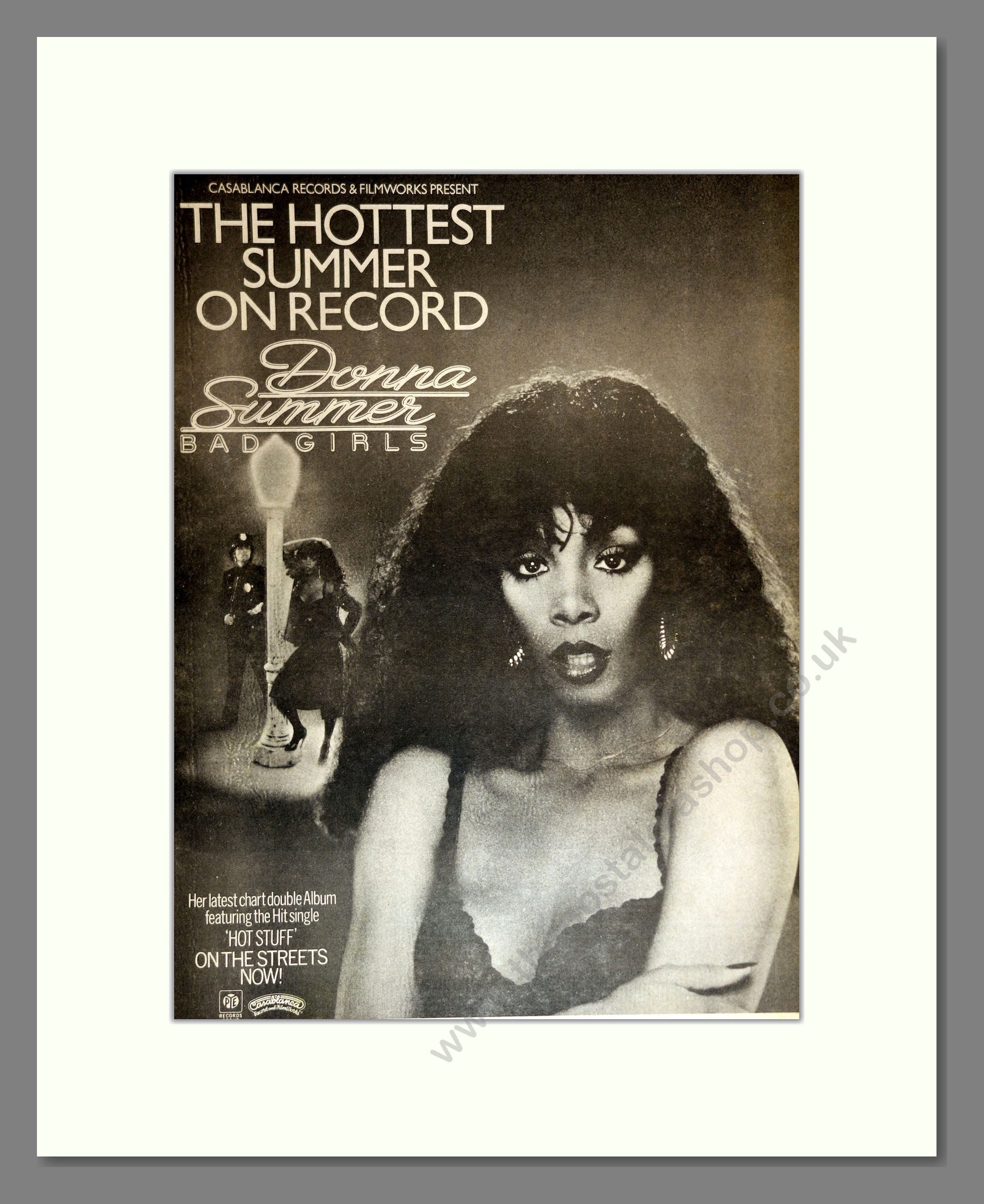 Donna Summer - Bad Girls. Vintage Advert 1979 (ref AD17055)