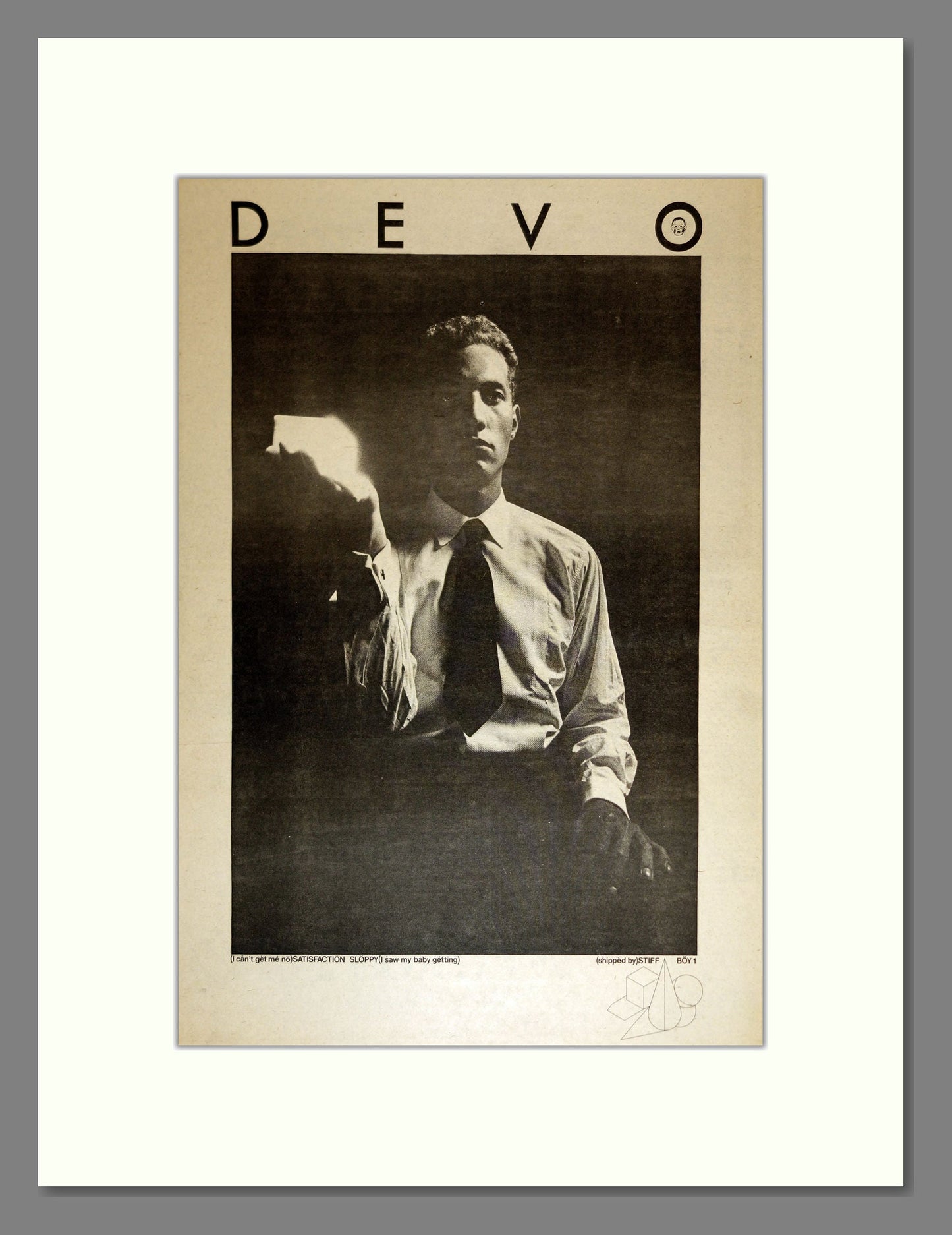 Devo - (I Can’t Get Me No) Satisfaction. Vintage Advert 1978 (ref AD17189)