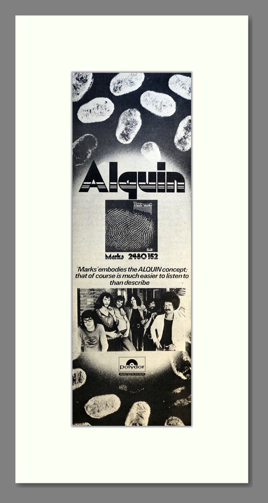Alquin - Marks. Vintage Advert 1973 (ref AD200846)
