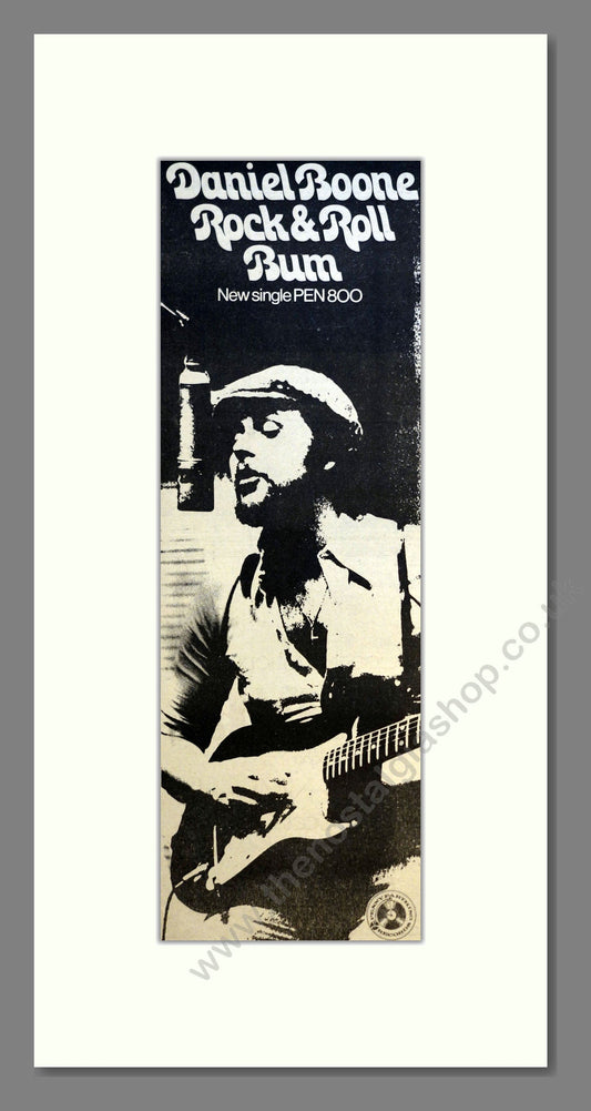 Daniel Boone - Rock and Roll Bum. Vintage Advert 1973 (ref AD201050)