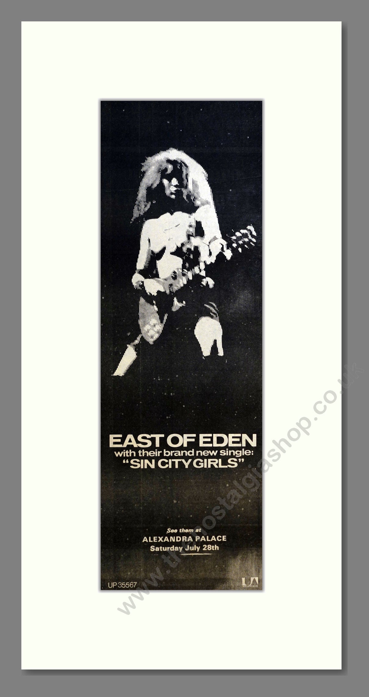 East of Eden Sin City Girls. Vintage Advert 1973 (ref AD201093) The