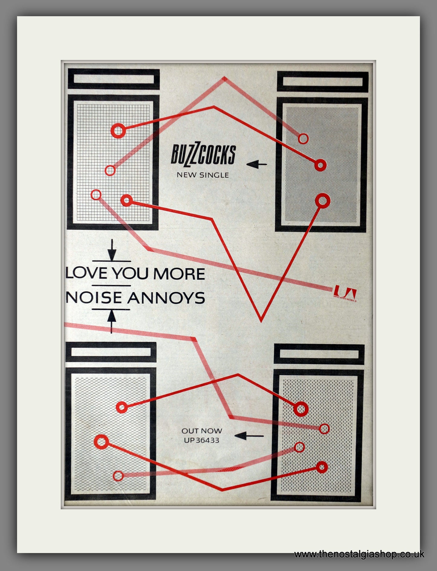 Buzzcocks. Love You More. Vintage Advert 1978 (ref AD14149)