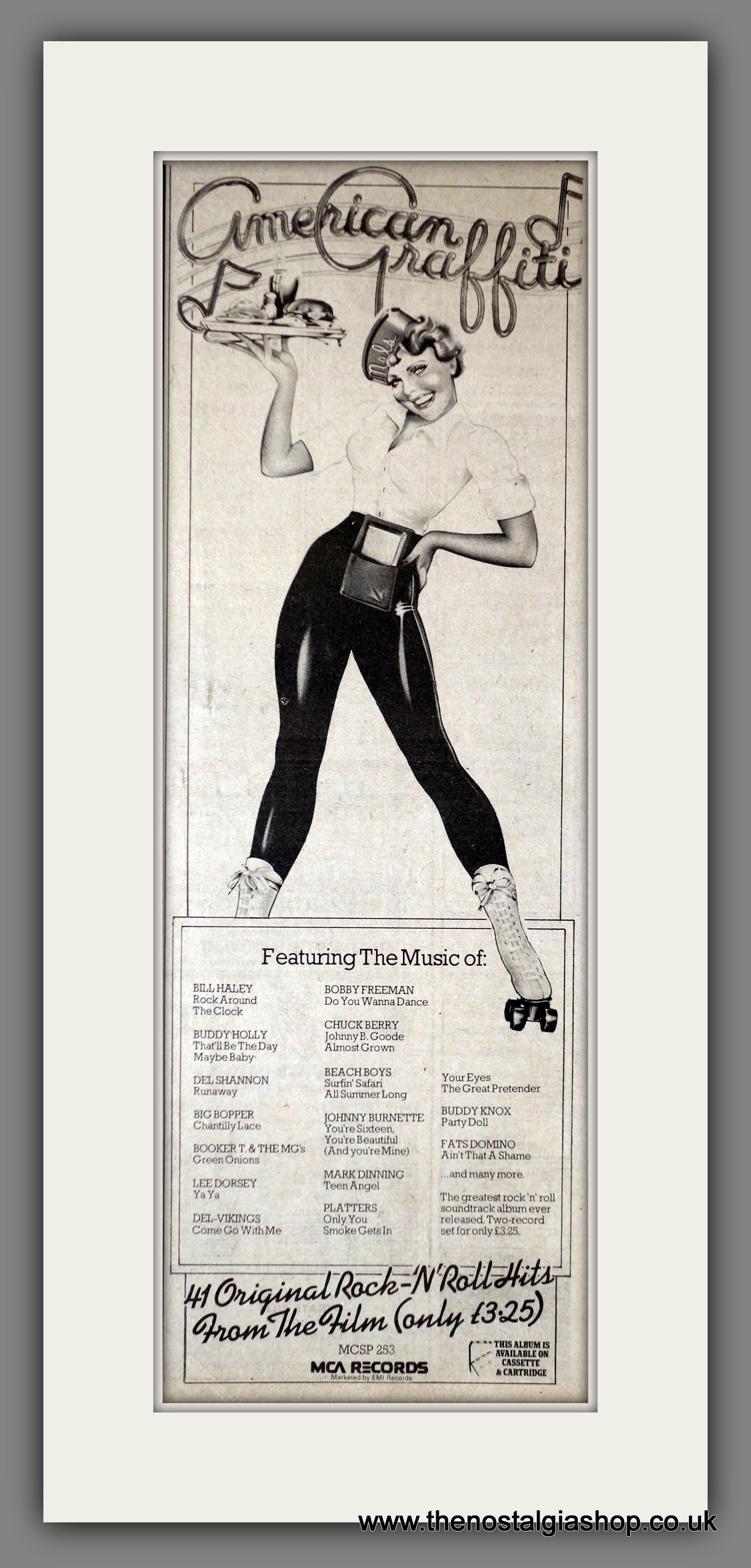 American Graffiti. Vintage Advert 1974  (ref AD200300)