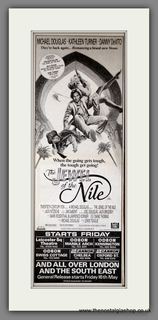 Jewel Of The Nile. Vintage Advert 1986  (ref AD200309)