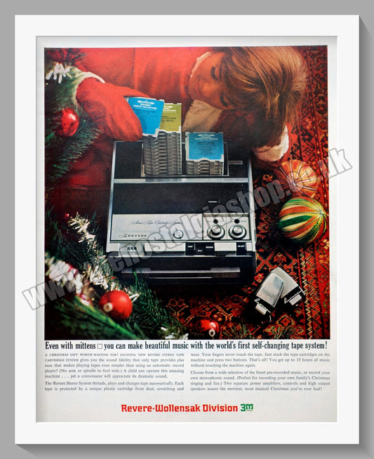 Revere Stereo System. Original Advert 1963 (ref AD300492)