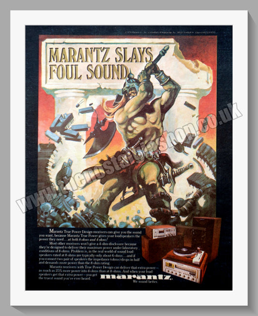 Marantz Receiver . Original Advert 1978 (ref AD300581)