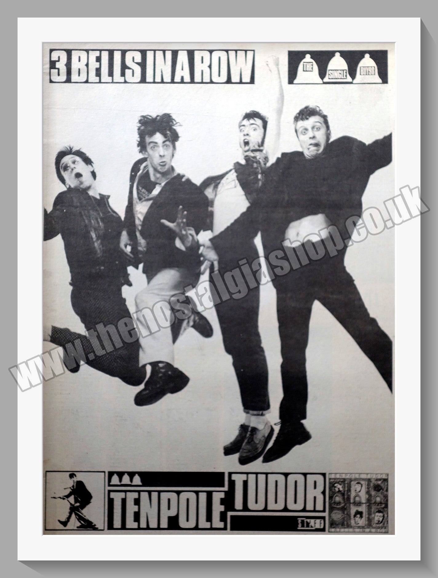 Tenpole Tudor. 3 Bells In A Row.  Original Advert 1980 (ref AD14481)