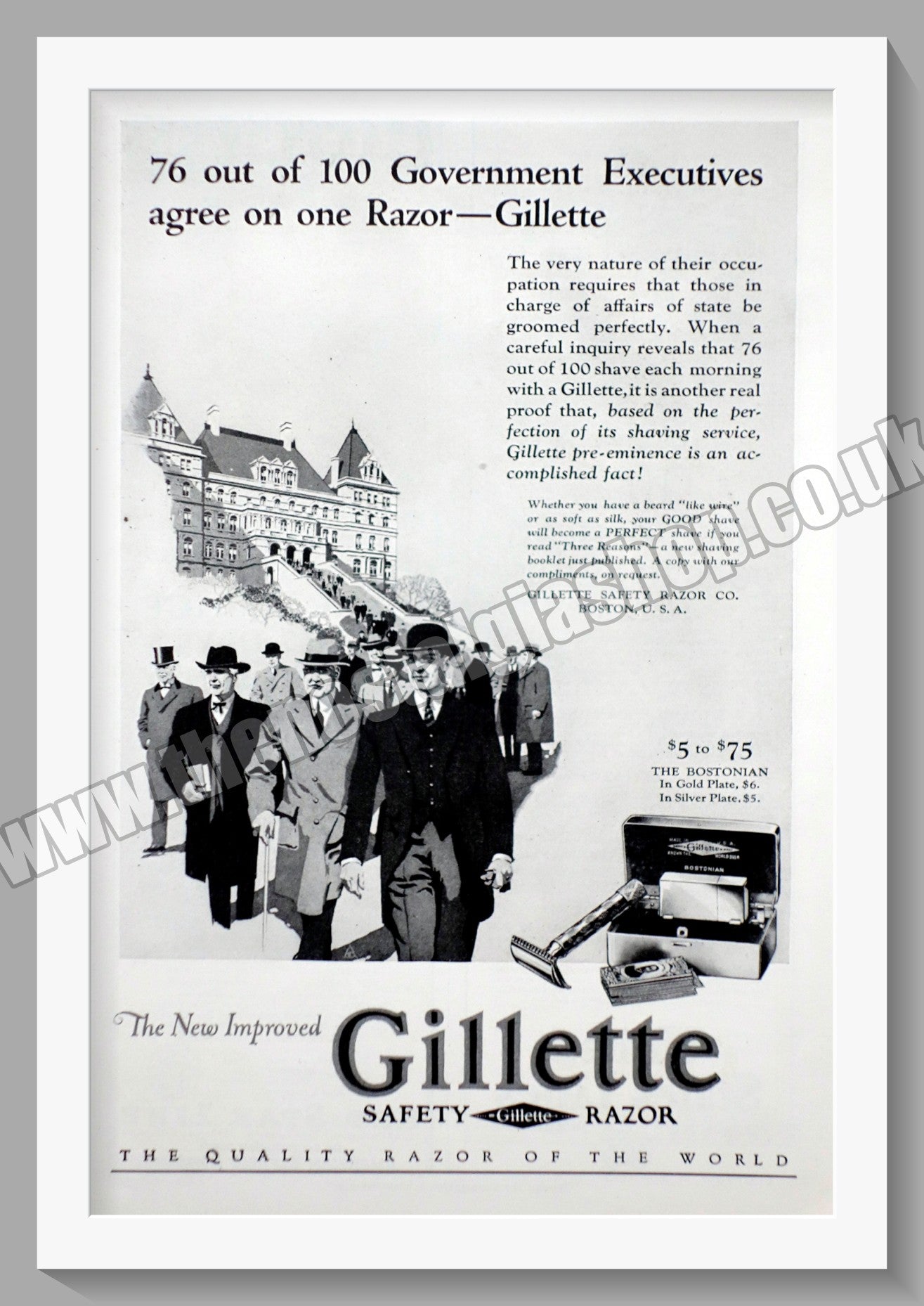 Gillette Safety Razor. Original Advert 1926 (ref AD56733)