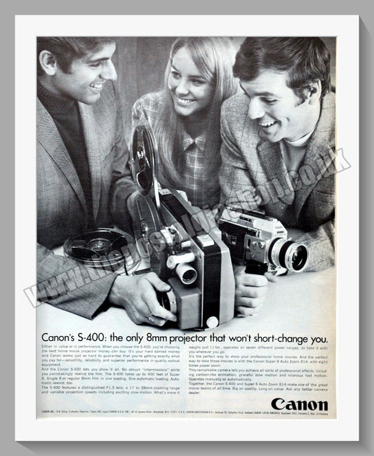 Canon S-400. Original Advert 1969 (ref AD300604)