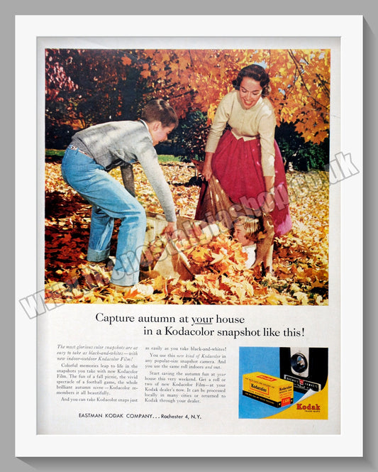 Kodakcolor Snapshot Camera. Original Advert 1957 (ref AD300630)