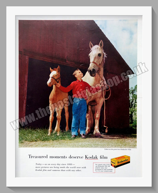 Kodak Film. Original Advert 1959 (ref AD300635)