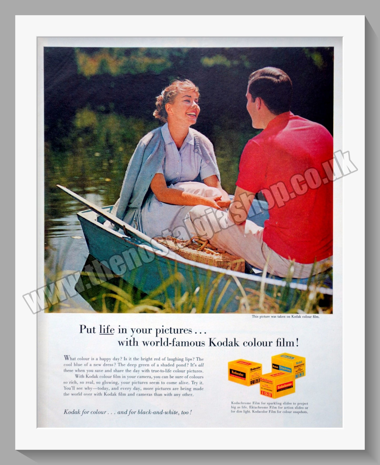 Kodak Film. Original Advert 1960 (ref AD300641)