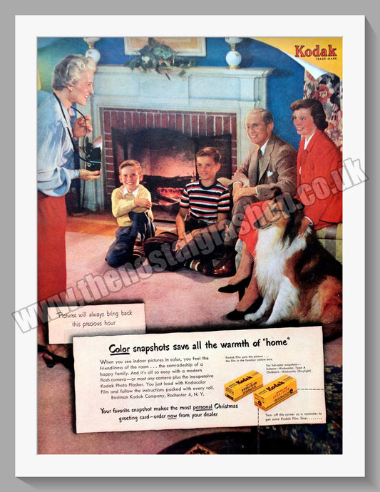 Kodak Film. Original Advert 1950 (ref AD300644)