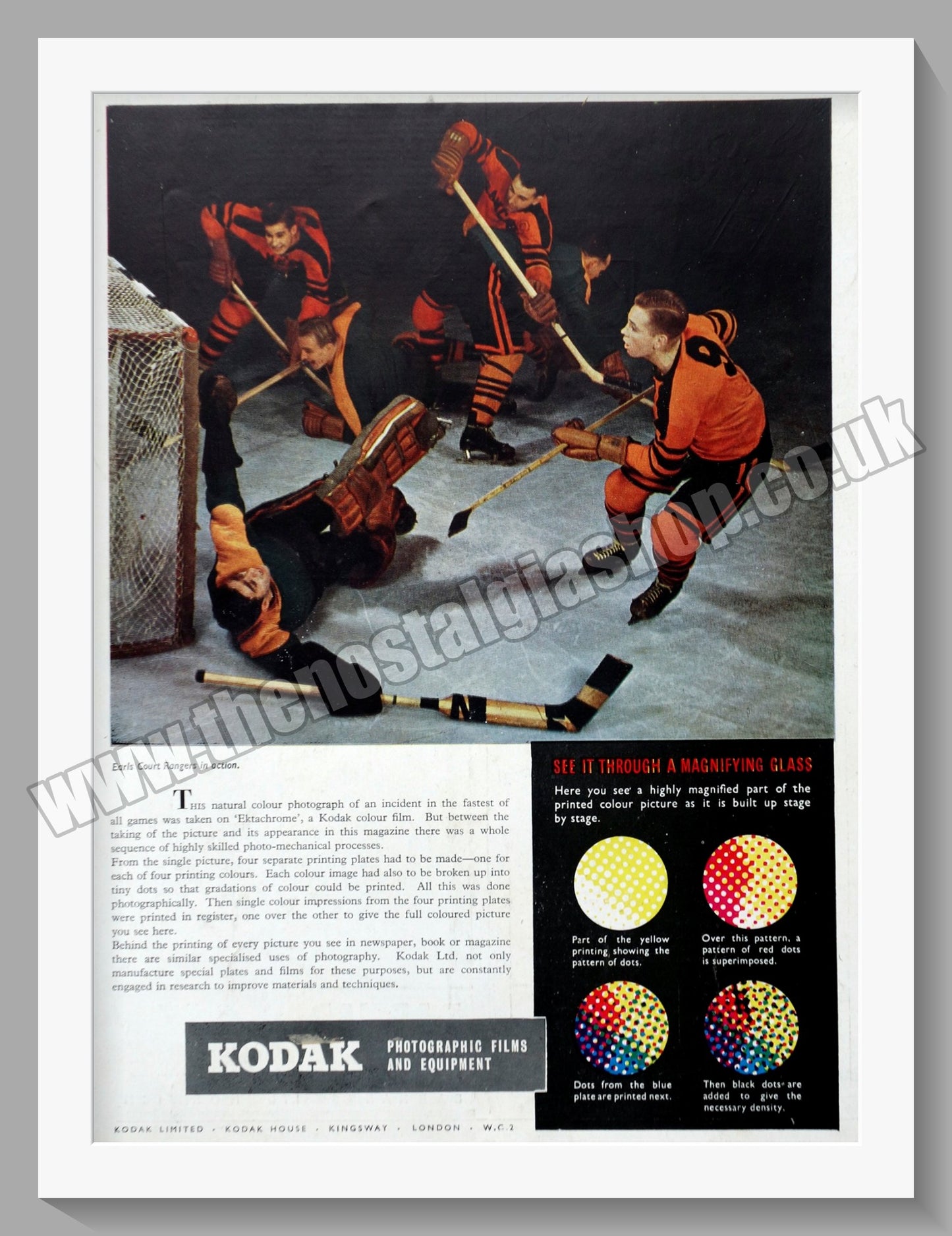 Kodak Film & Equipment. Original Advert 1949 (ref AD300646)