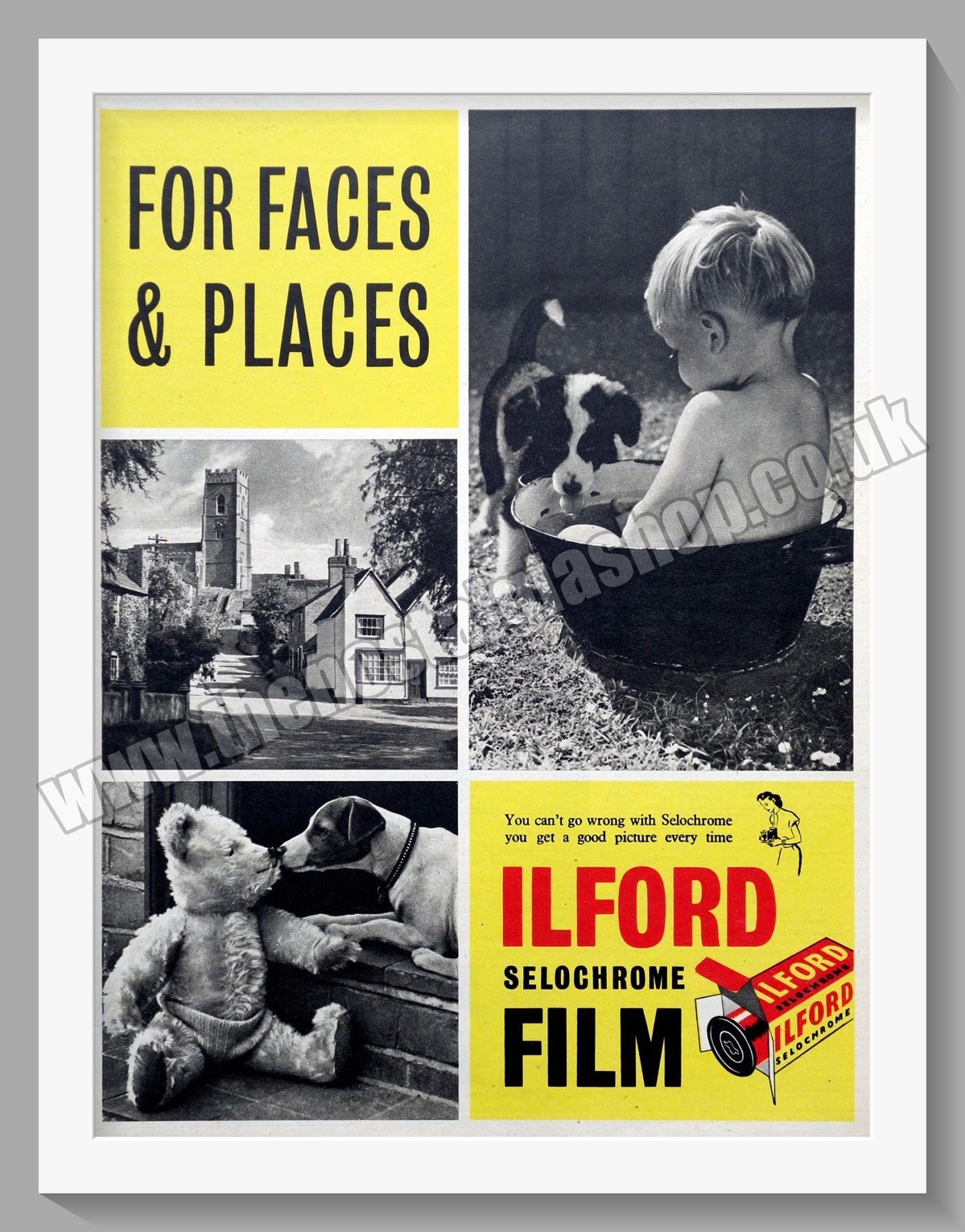 Ilford Selochrome Films. Original Advert 1952 (ref AD300675)