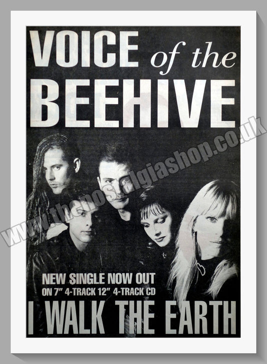 Voice of The Beehive. I Walk The Earth. Original Advert 1988 (ref AD14545)