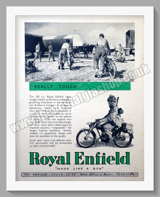 Royal Enfield Motorcycles. 125cc Lightweights. Original Advert 1945 (ref AD57079)