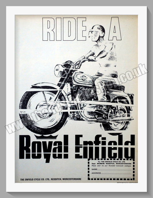 Royal Enfield Motorcycles. Original Advert 1965 (ref AD57157)