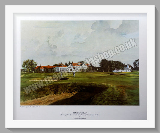 Muirfield Golf Course. Mounted Print