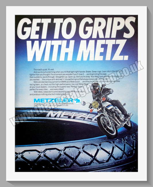 Metzeler Motorcycle Tyres. Original Advert 1981 (ref AD57800)