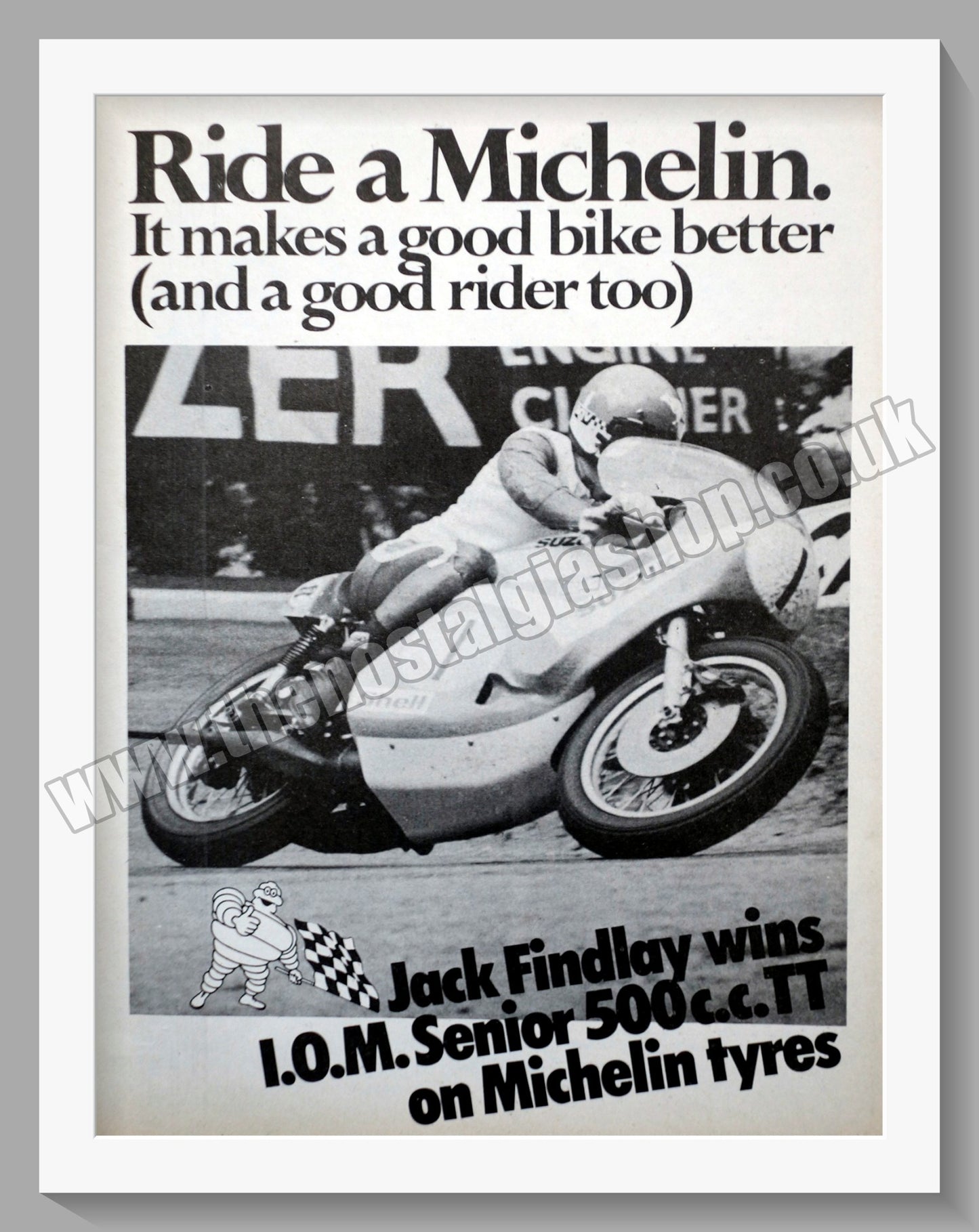 Michelin Motorcycle Tyres. Original Advert 1973 (ref AD57791)