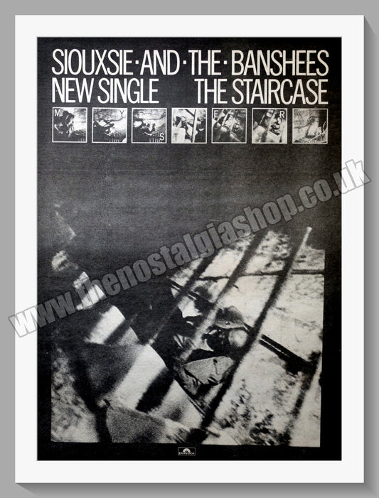 Siouxsie And The Banshees. The Staircase. Vintage Advert 1979 (ref AD14616)