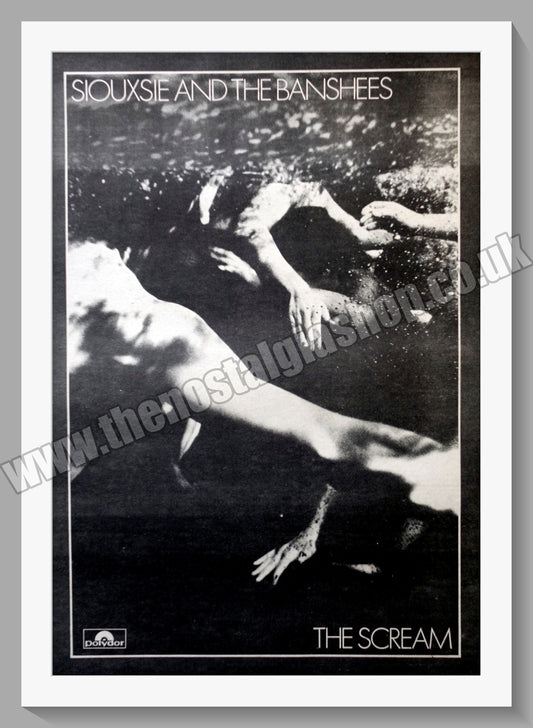 Siouxsie And The Banshees. The Scream. Vintage Advert 1978 (ref AD14628)