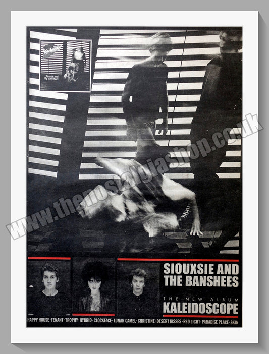 Siouxsie And The Banshees. Kaleidoscope. Vintage Advert 1980 (ref AD14629)